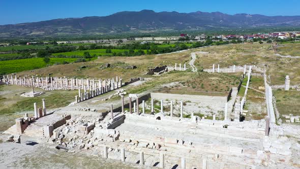 The ancient city of Tripolis - Denizli - Turkey.	