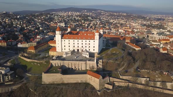 Aerial View of Bratislavsky Hrad