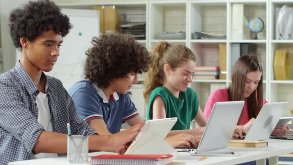 Pupils with Gadgets