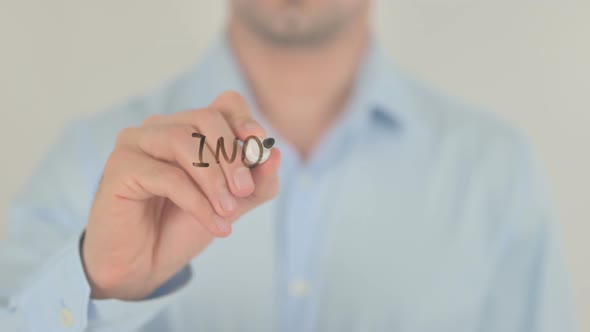 Industrial Growth, Man Writing on Transparent Glass Screen