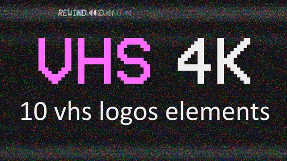 Vhs 4K Logos Pack