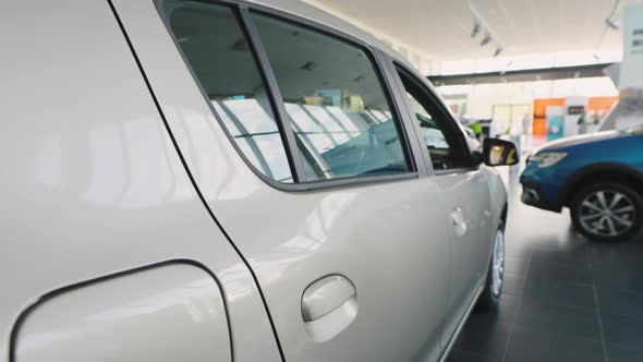 New Cars in the Showroom of the Official Dealer