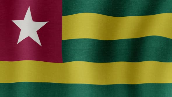 The National Flag of Togo