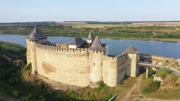 The Powerful Wall of the Old Castle