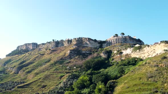 Drone View of Gerace, calabria