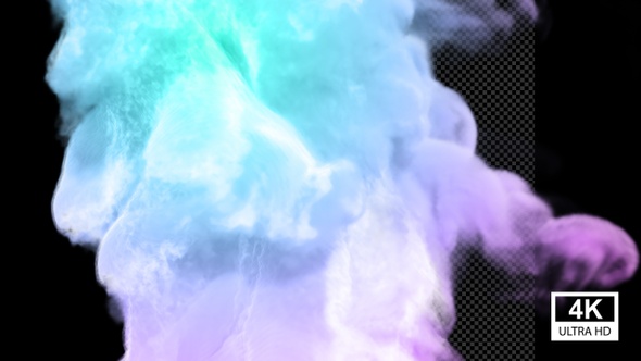 Colorful Smoke Explosion 4K alt