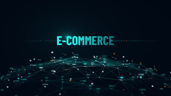 E-Commerce E Commerce Online Shopping Digital Globe Animation 4K