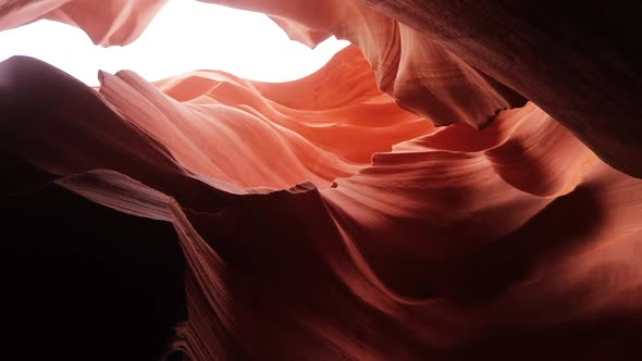 Nature Canyon Background Cinematic Wavy Pattern Red Orange Antelope Canyon