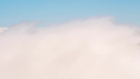 Clouds Moving Fast in New Zealand Mountains