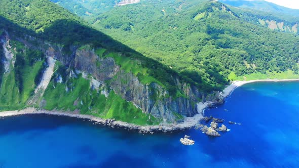 Shiretoko peninsula coastal view