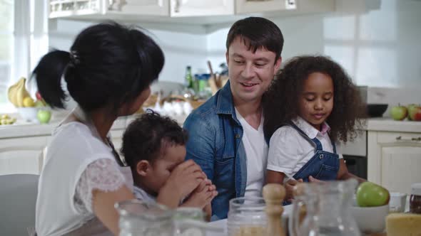 United family at Breakfast alt