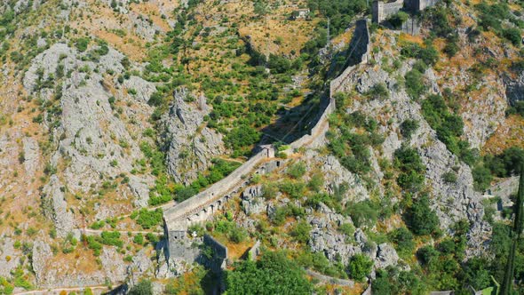 Kotor Old Town Ladder of Kotor Fortress Hiking Trail