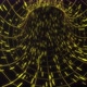 Technology wireframe tunnel Futuristic 3D wormhole Loop Background - VideoHive Item for Sale