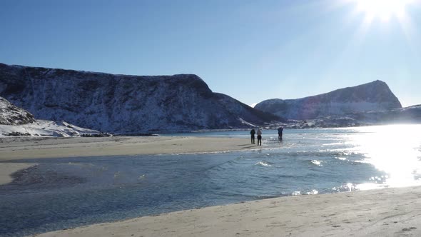 Winter Beach At The Lofoten 10