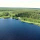 Flight Over the Taiga Forest Lake - VideoHive Item for Sale