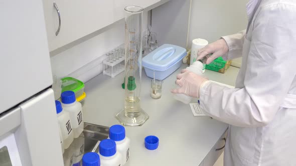 Analysis of a urine sample