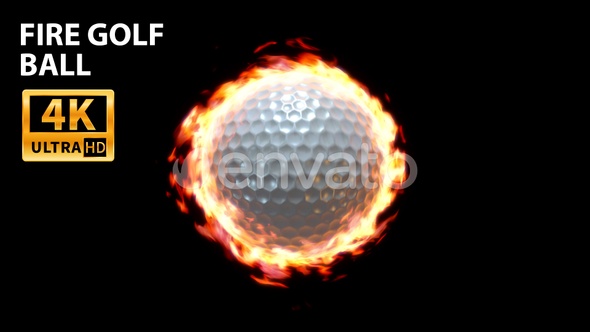 Fire Golf Ball
