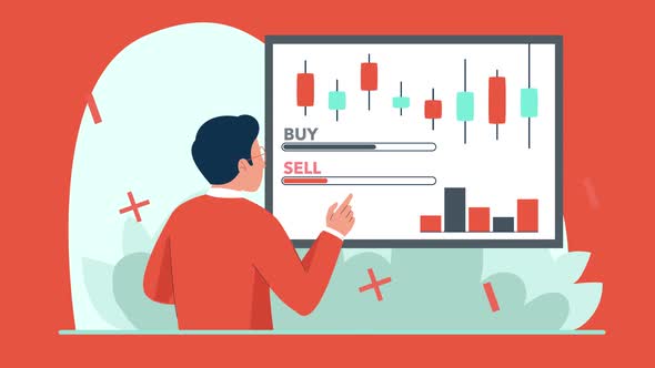 Stock Market Animation Scene 04