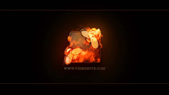 Realistic Fire Logo v2
