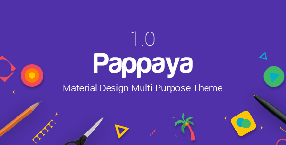 Pappaya | Material Design WordPress Theme