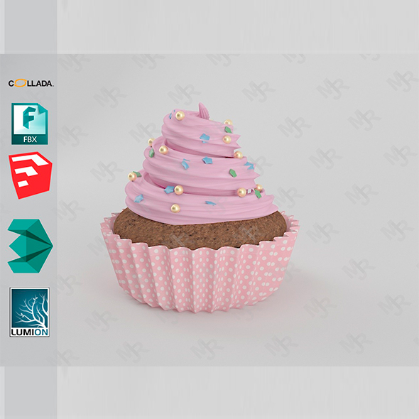 Cupcake 3D model