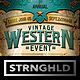 Vintage Western Event Flyer Template - GraphicRiver Item for Sale
