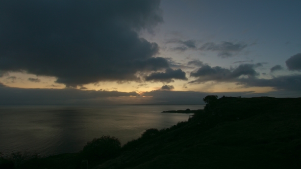 Sunrise at the Sea - Isle of Skye, Highland Region, Scotland -