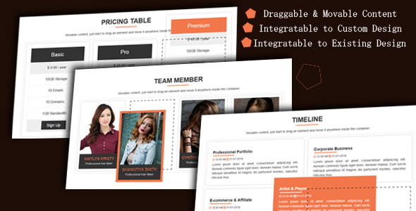 Draggable Div – Movable Website Content