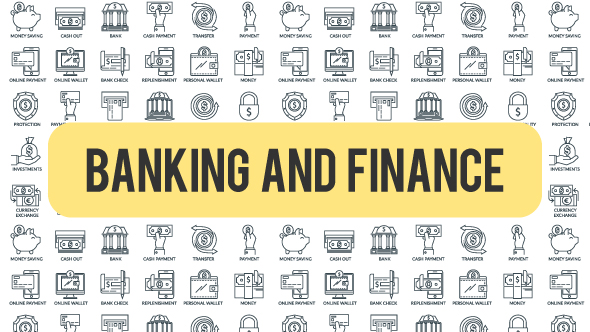 Banking And Finance - Outline Icons alt