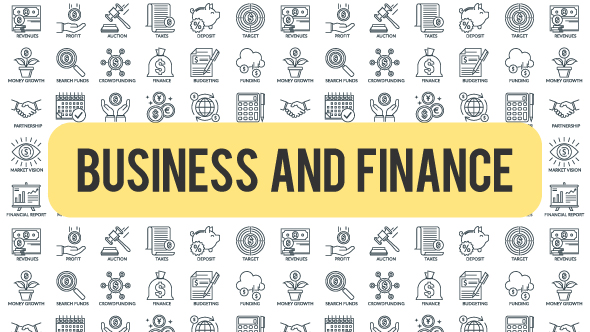 Business And Finance - Outline Icons alt