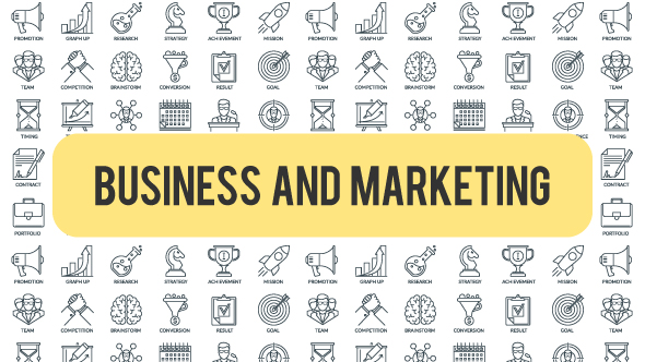 Business And Marketing - Outline Icons alt