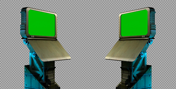 Mechanical Scoreboard With Green Screen alt