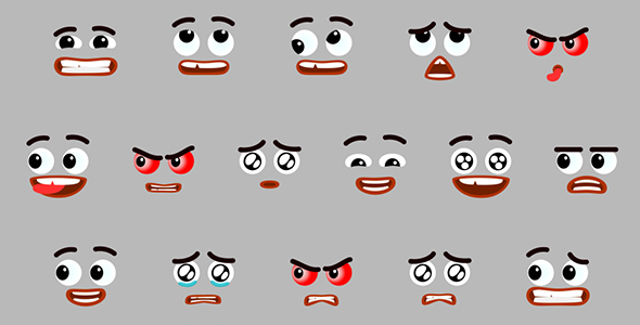 Cartoon Emoticons Pack 3