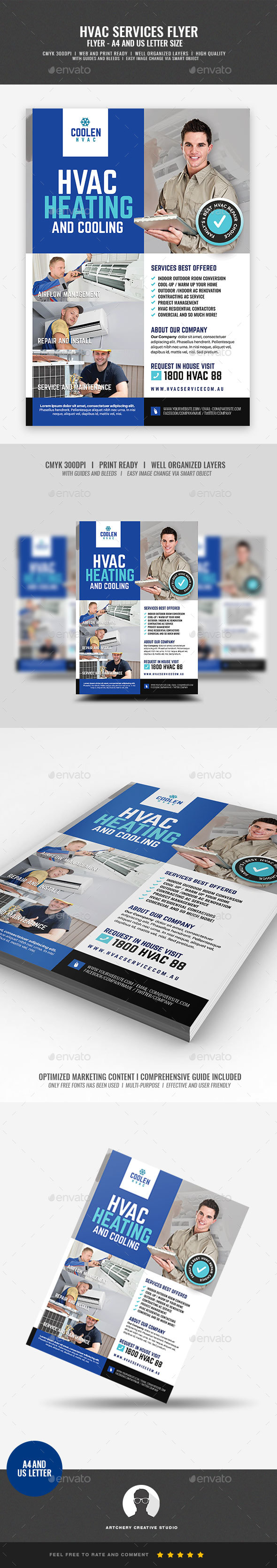 Heating and Cooling Service Company Flyer