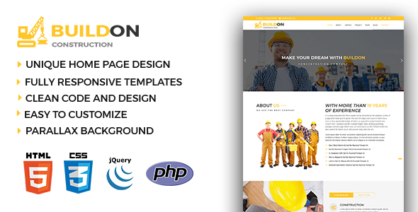 Buildon - Construction & Business HTML5 Template