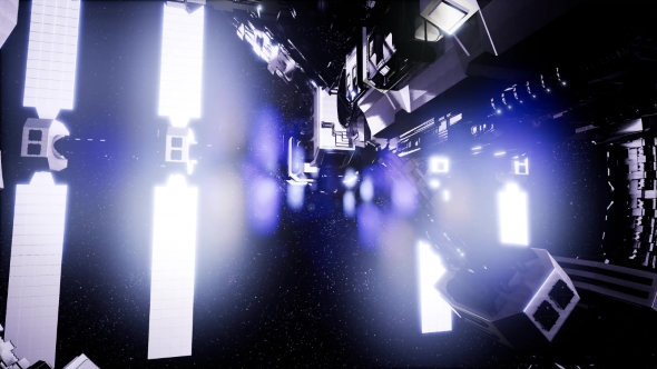 Spaceship Travelling Through the Universe alt