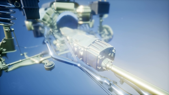 Detailed Car Engine and Other Parts alt