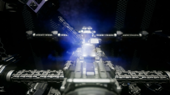 Spaceship Travelling Through the Universe alt