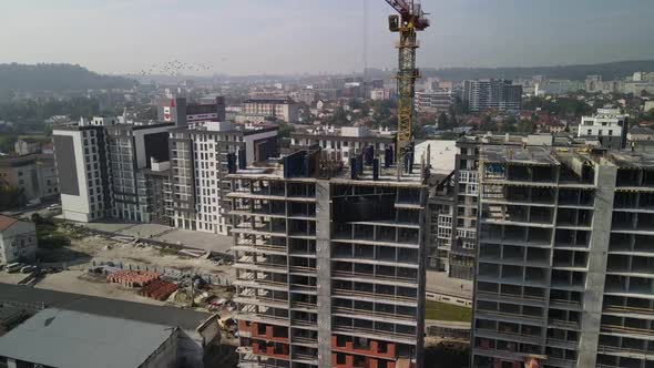 City Development Apartment Construction Site