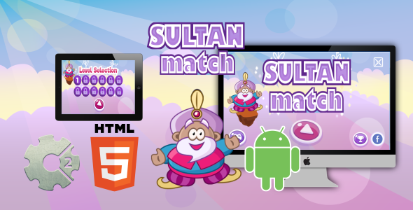 Sultan Match - HTML5 Game (CAPX)