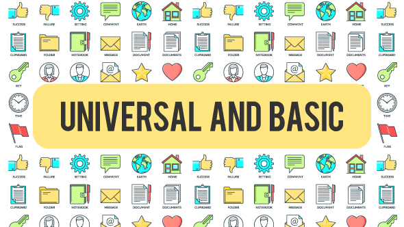 Universal And Basic - 30 Animated Icond alt