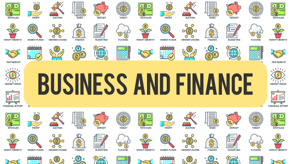 Business And Finance - 30 Animated Icons alt
