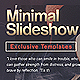 Minimal Slideshow - VideoHive Item for Sale