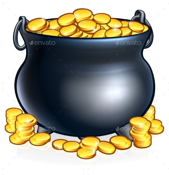 Pot of Gold Coins