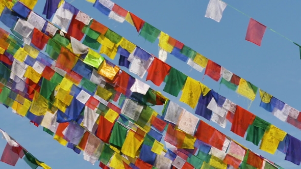 Colorful Prayer Flags