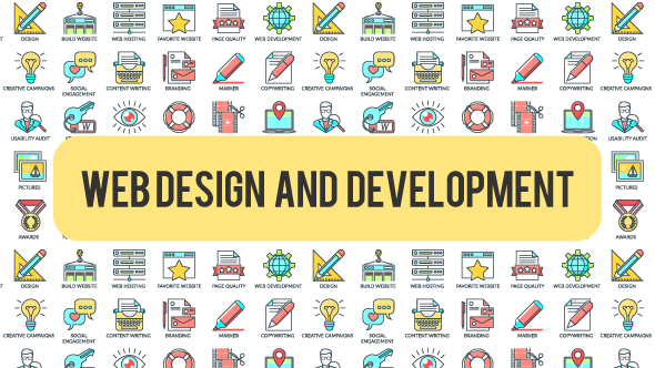 Web Design And Development - 30 Animated Icons alt