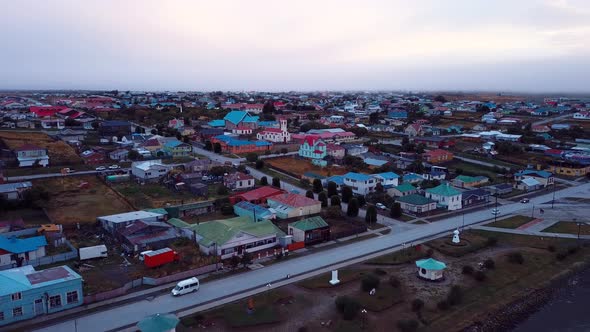 Porvenir Aerial View, Chile
