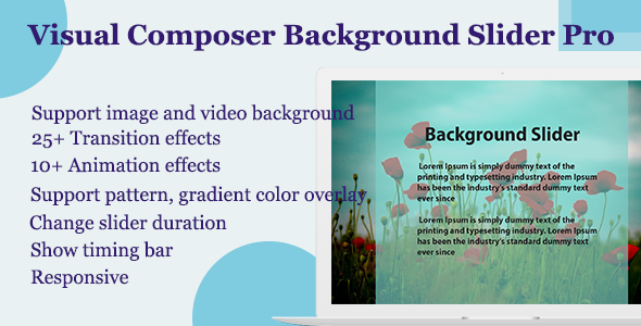 Visual Composer - Background Slider Pro