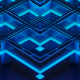 FutureTech Blue VJ Loop Background - VideoHive Item for Sale