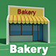 Bakery with awning - 3DOcean Item for Sale